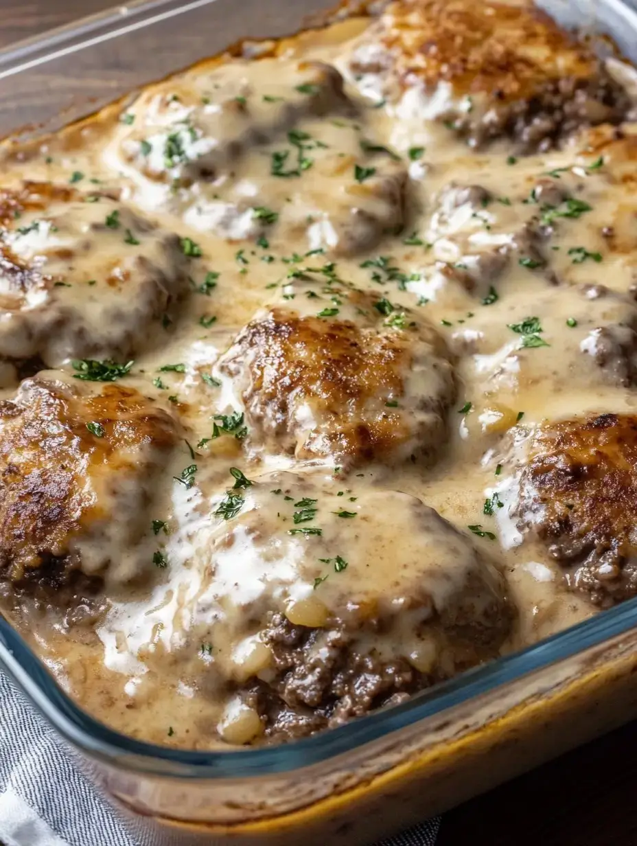 Amish Hamburger Steak Bake