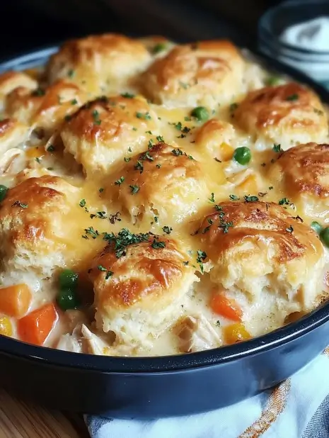 Cheddar Bay Biscuit Chicken Bake