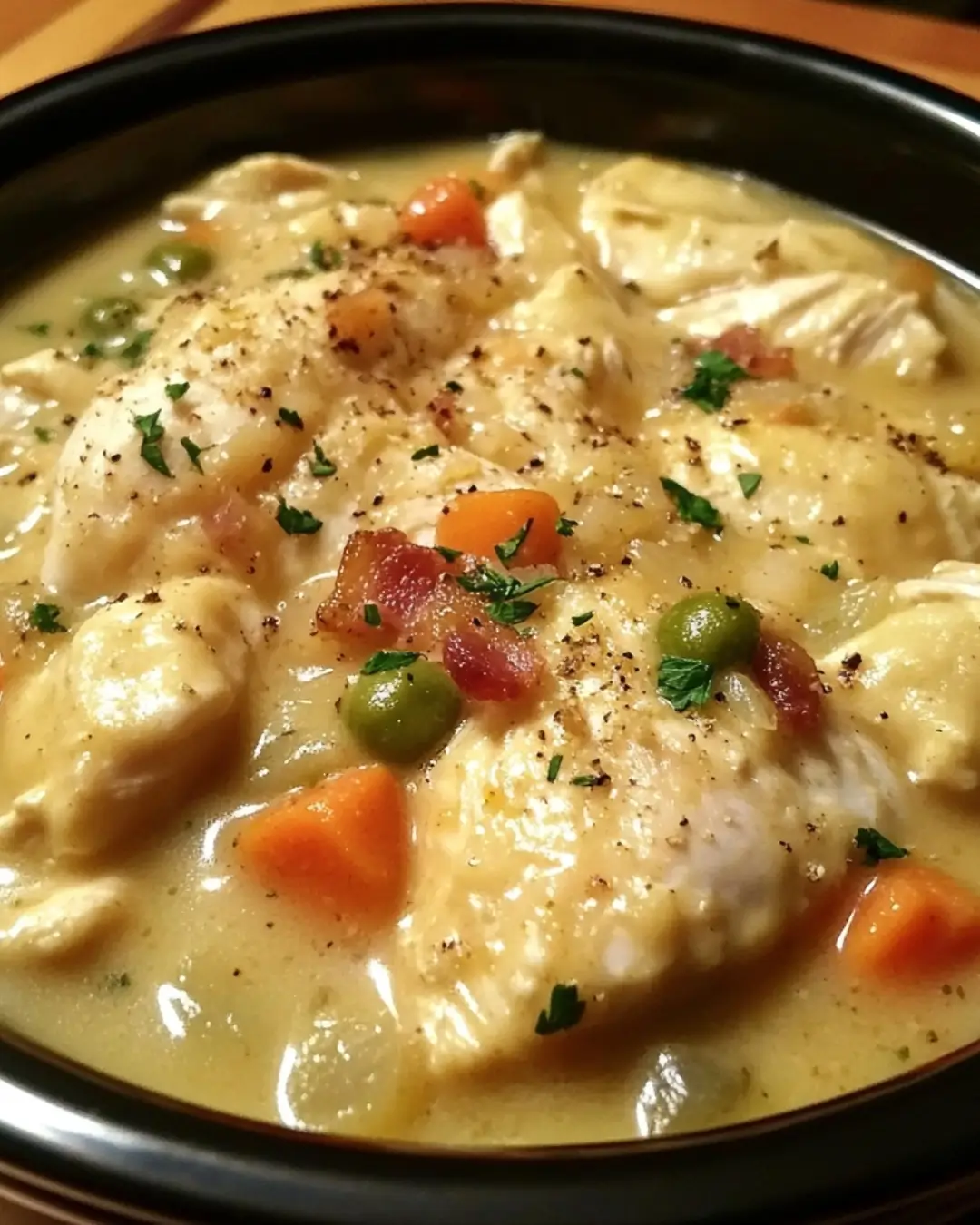 Slow Cooker Chicken and Dumplings