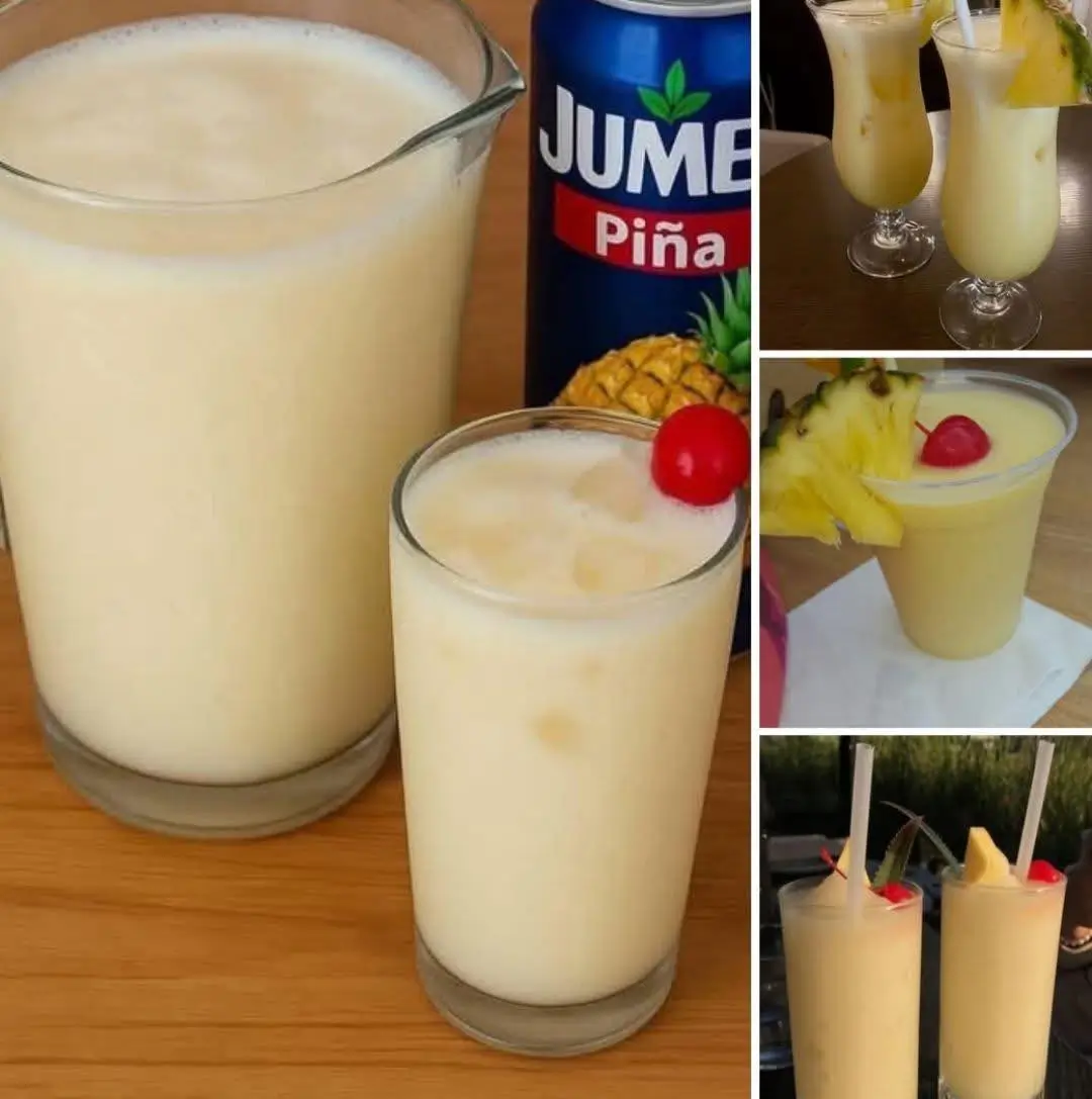 Piña colada sin alcohol casera