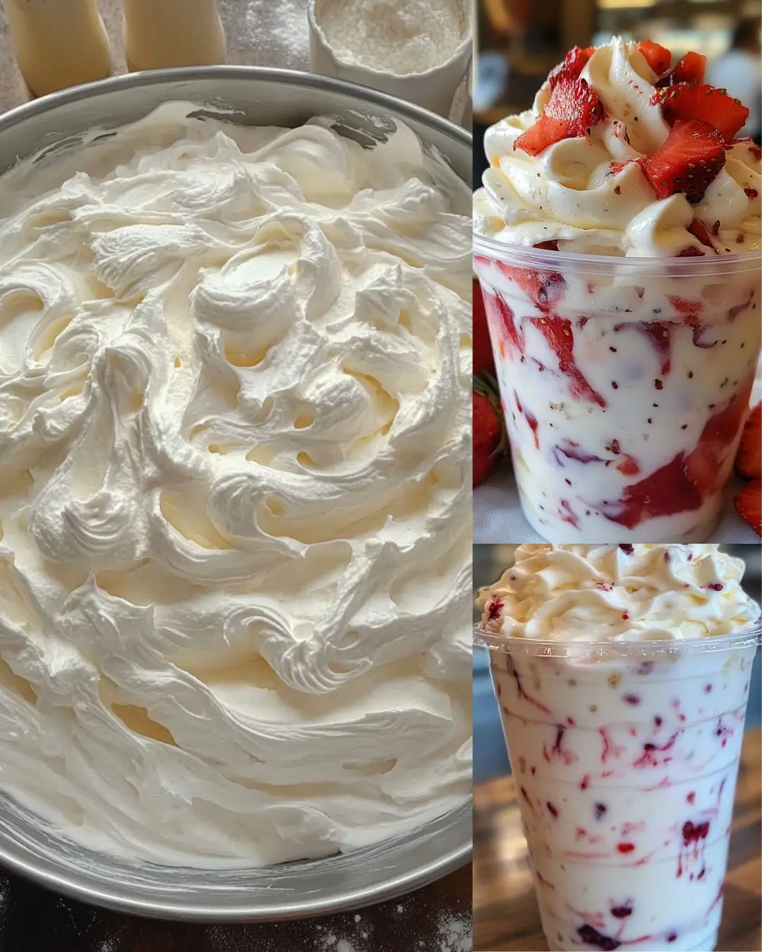 Receta de crema para fresas